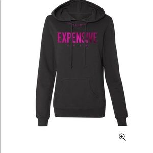 New womens expensive skin hoodie-medium